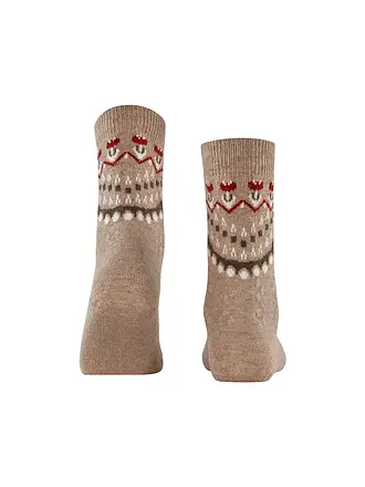 FALKE | Chaussettes black | beige